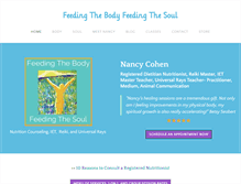 Tablet Screenshot of feedingthebodyfeedingthesoul.com